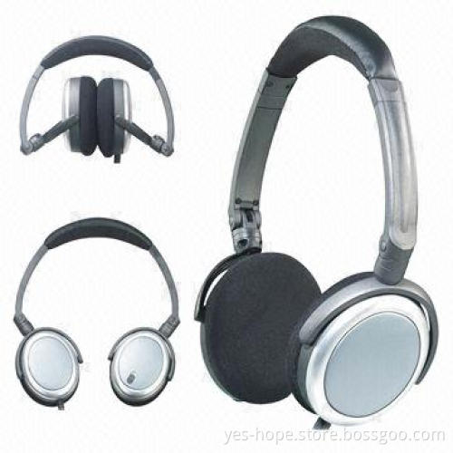 Overhead stereo noise cancelling headsets